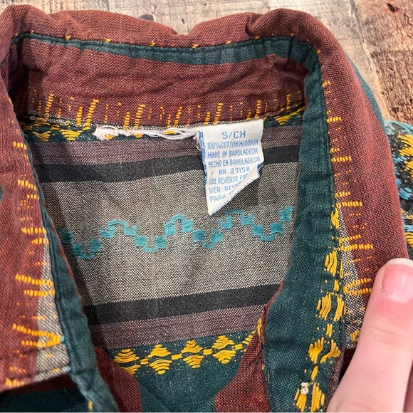 Fun colored button up - Picture 2 of 6